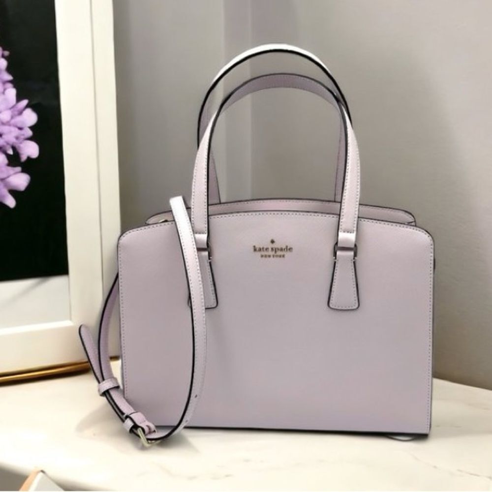 Kate Spade New York Perry Medium Satchel in Pale Amethyst